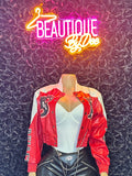 Letterman Crop Jacket