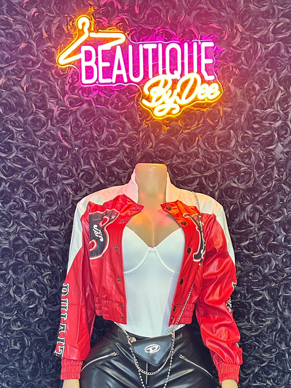 Letterman Crop Jacket