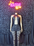 Lace Backless Jumpsuit