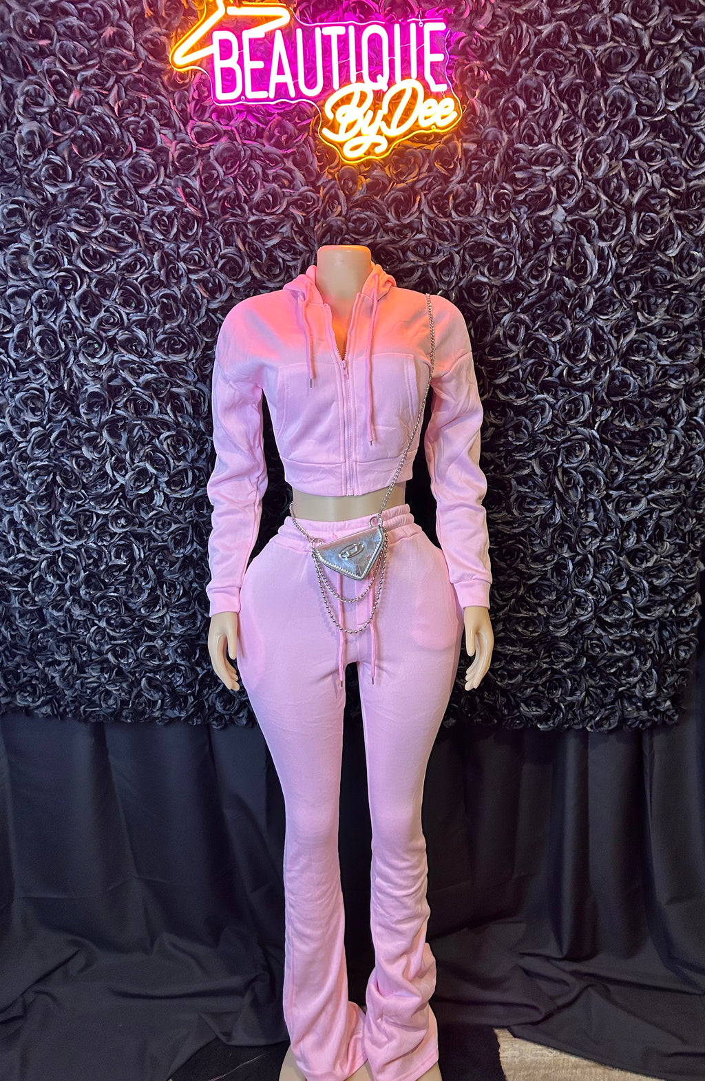 Fleece Crop 2piece