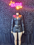 Leather 2piece set