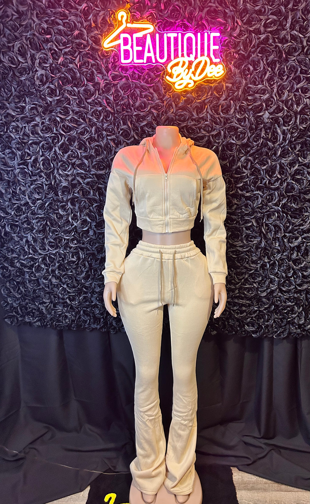 Fleece Crop 2piece