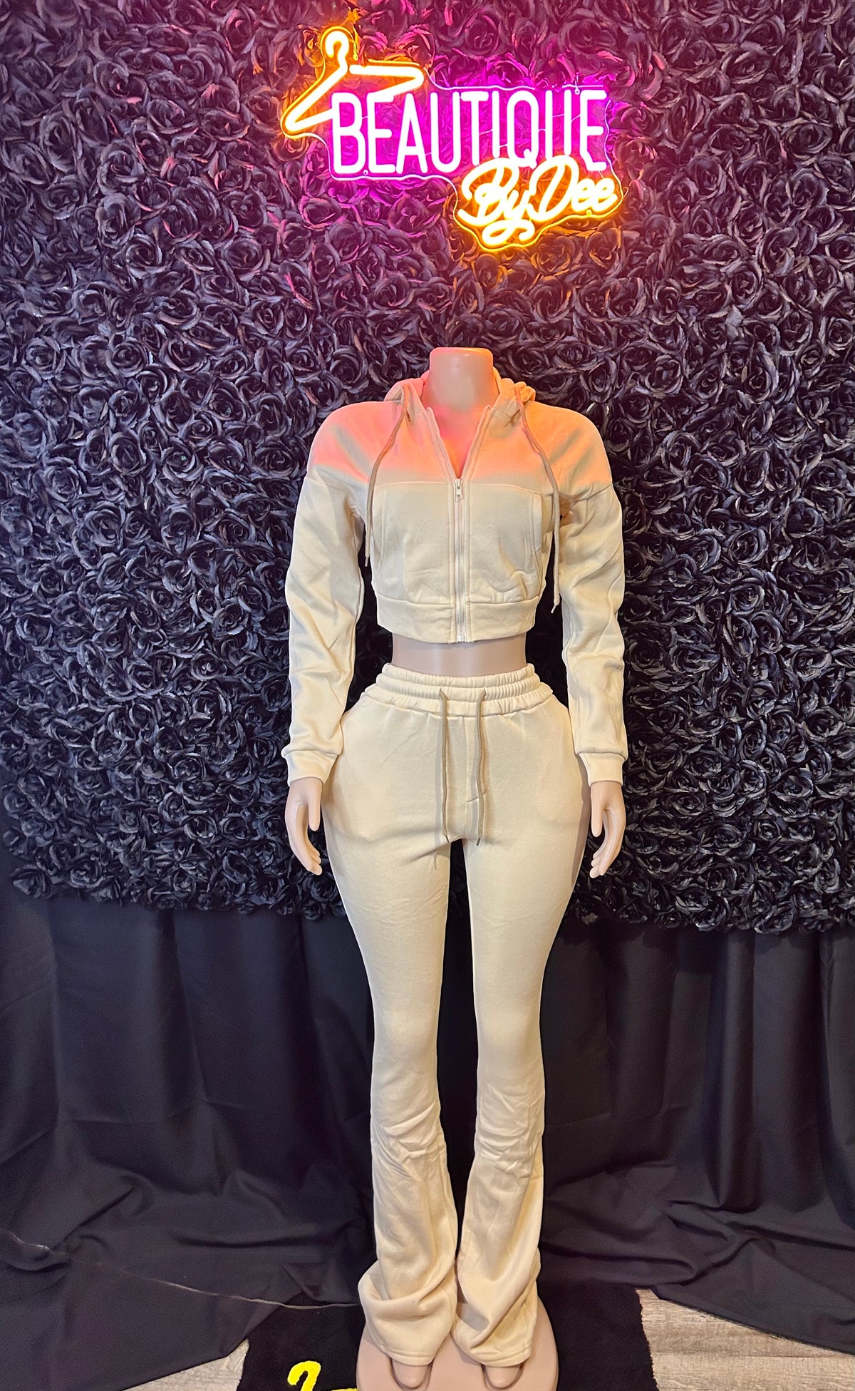 Fleece Crop 2piece