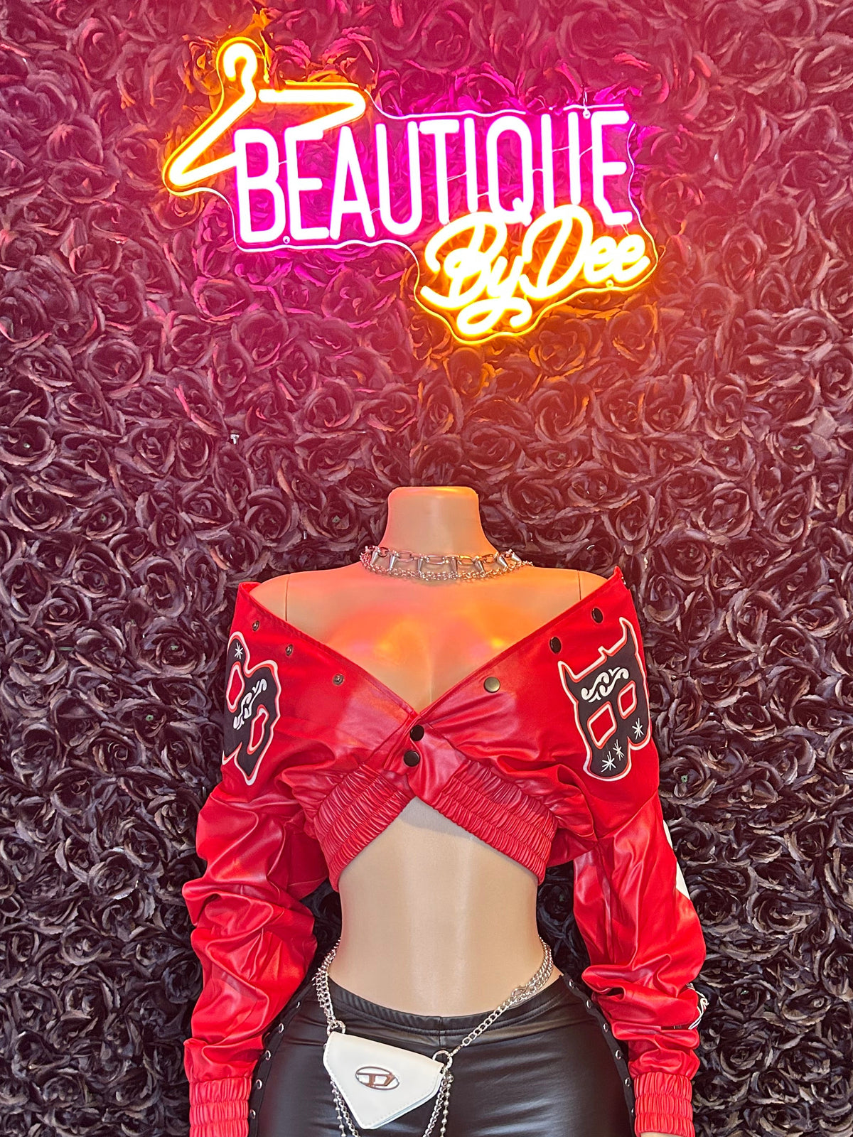 Letterman Crop Jacket