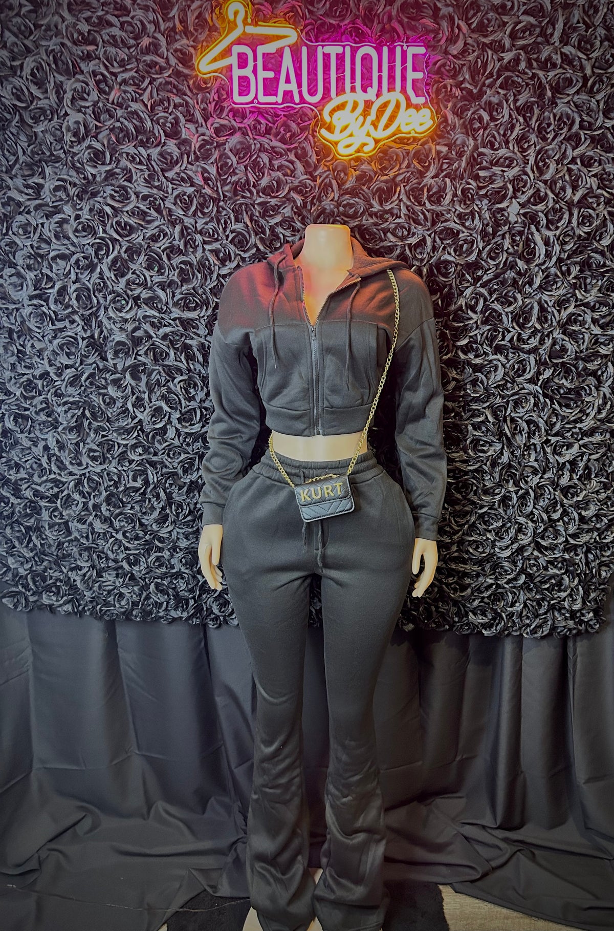 Fleece Crop 2piece