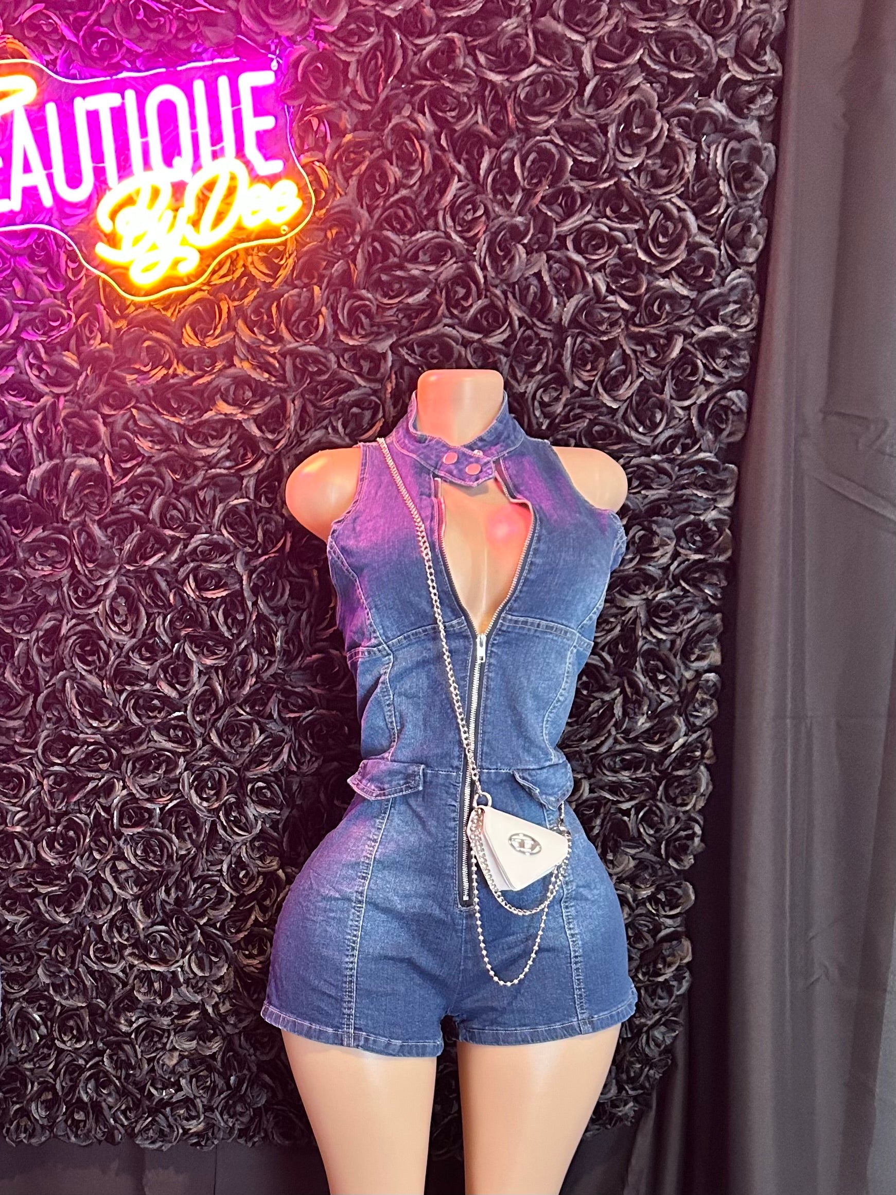 Denim jumpsuit