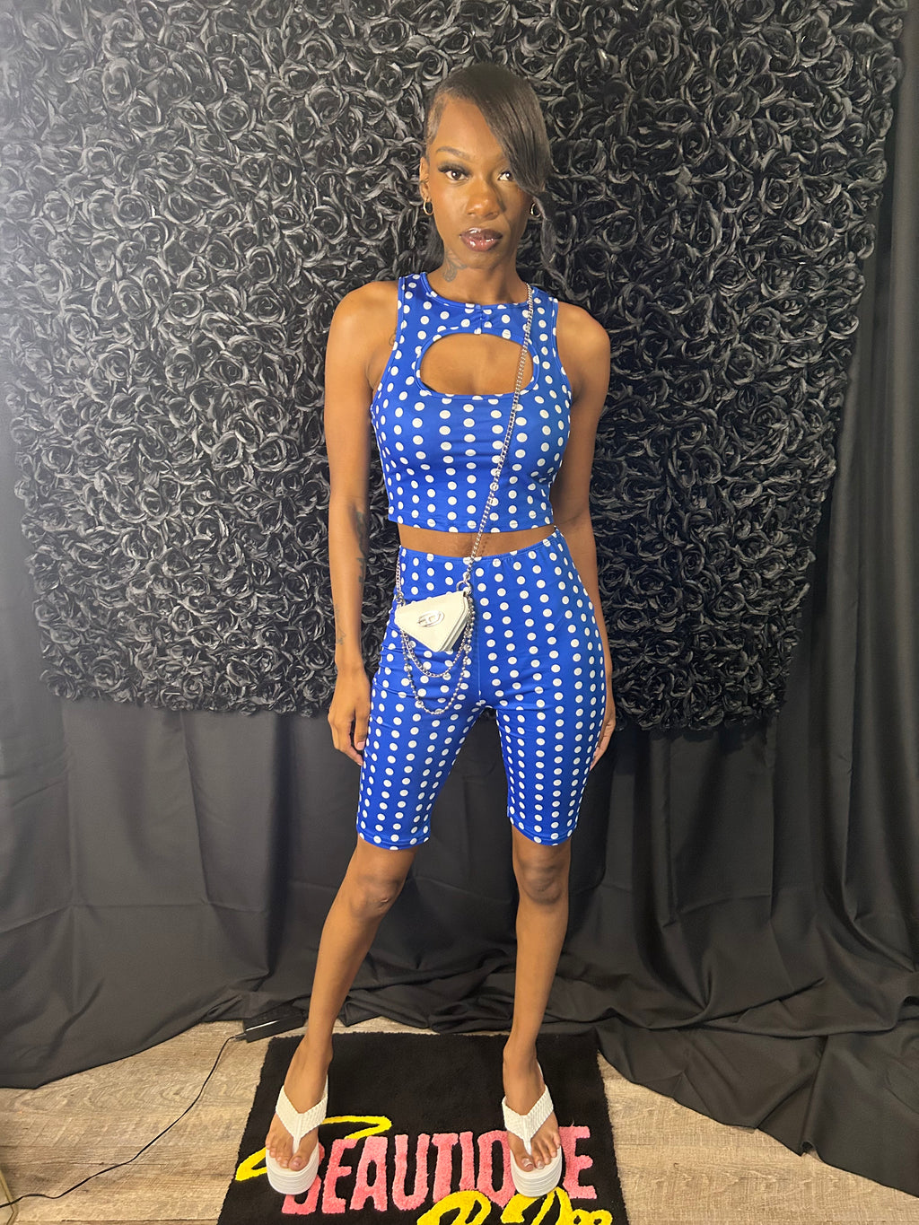Blue Polkadot set